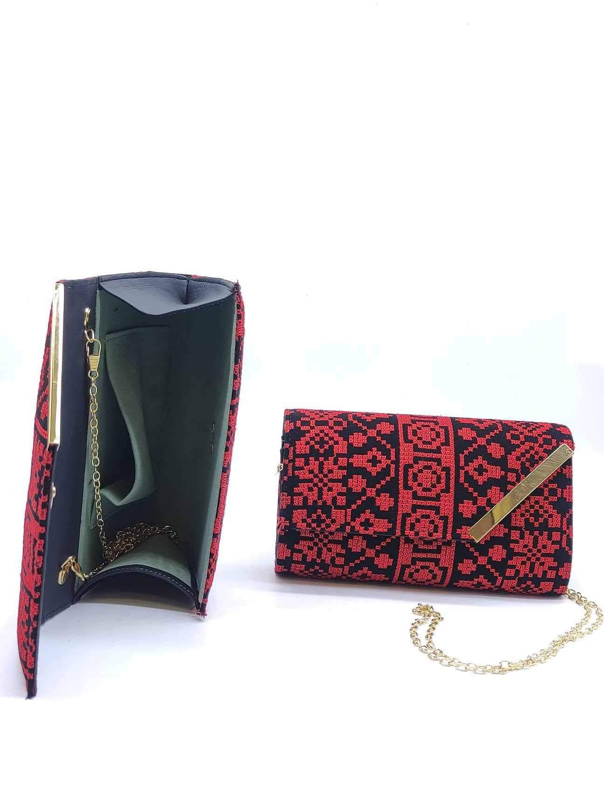 Elegant Decorative Embroidered Fashion Occasion Handbag