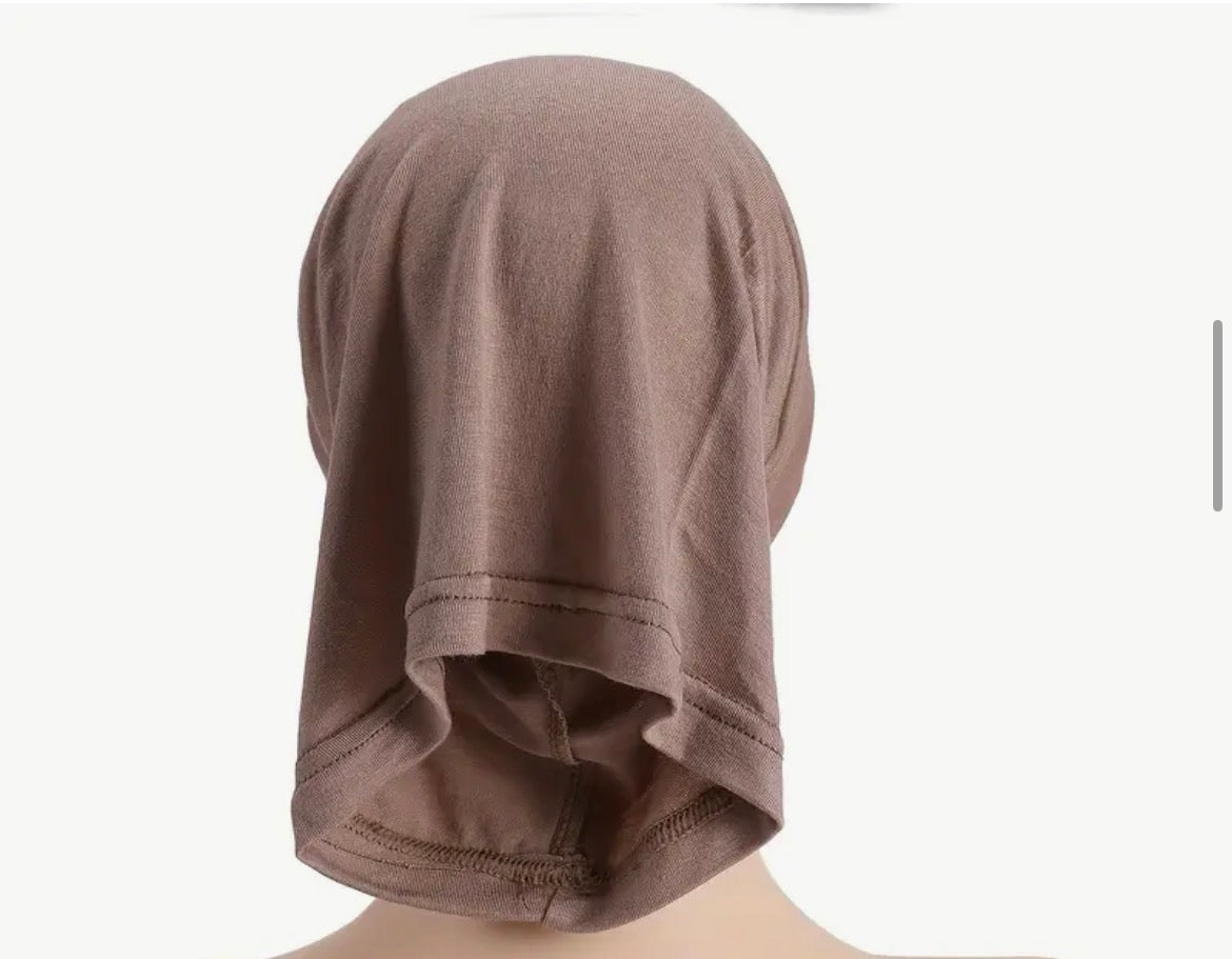Turban 4-piece Cap Hijab Cap Under Scarf - Polyester