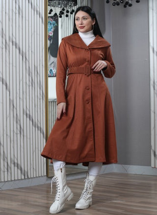 Long coat- hood design
