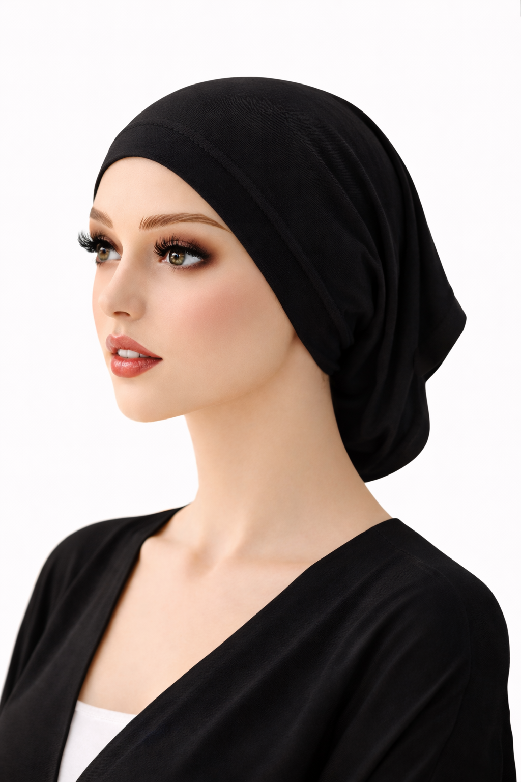 Turban 4-piece Cap Hijab Cap Under Scarf - Polyester