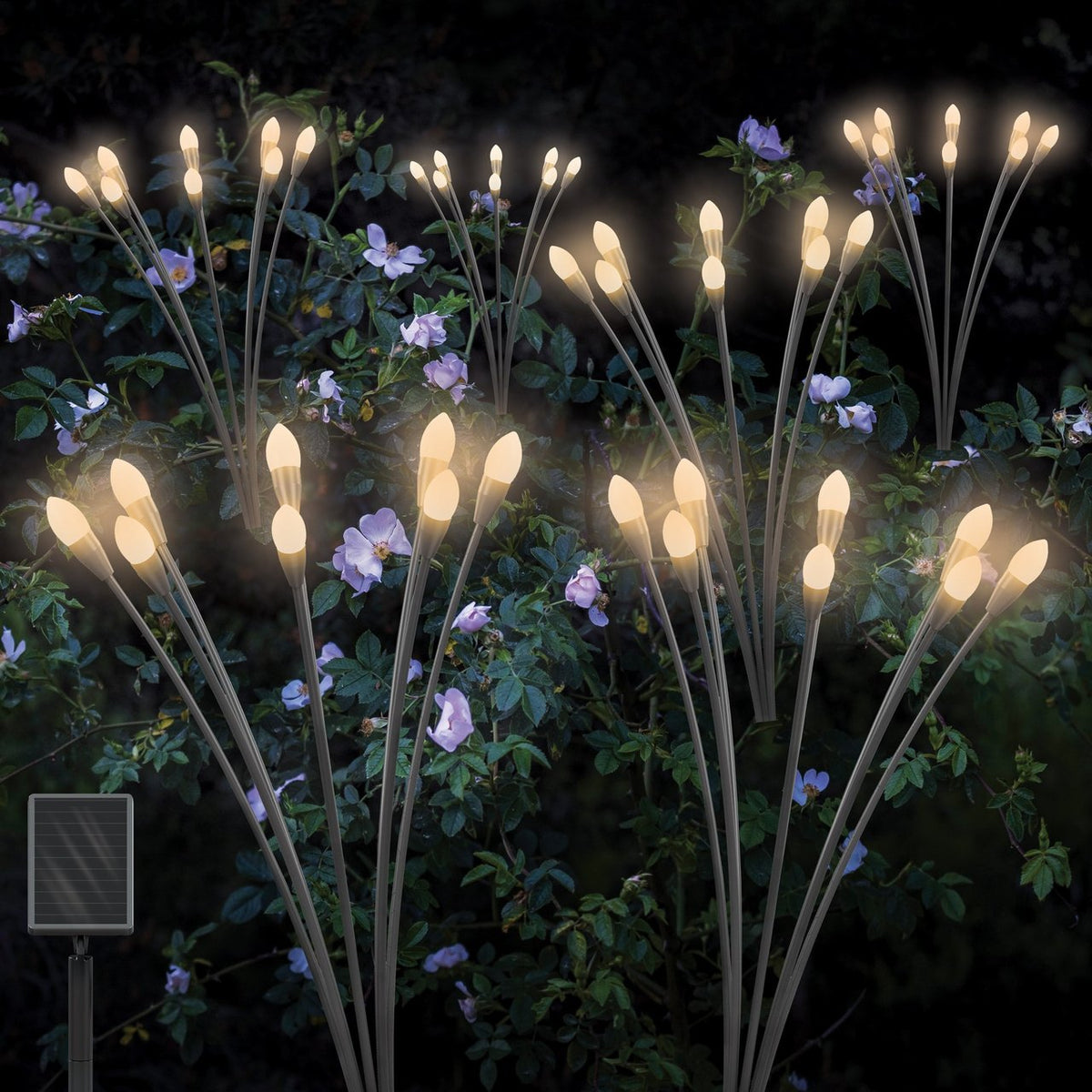 Solar LED pathway Source Landscape Lights, 4-Pack