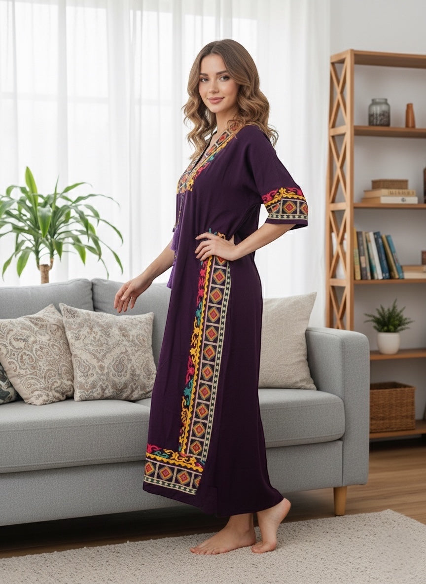 Home Dress - Comfort - Purple