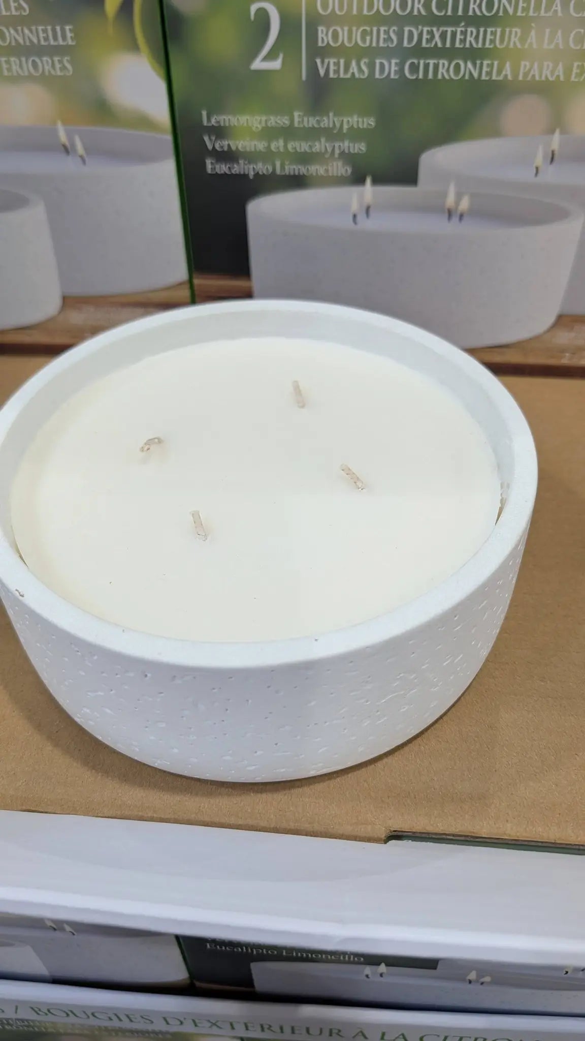 Essenza Outdoor Citronella Candles 2 Pack Lemongrass & Eucalyptus