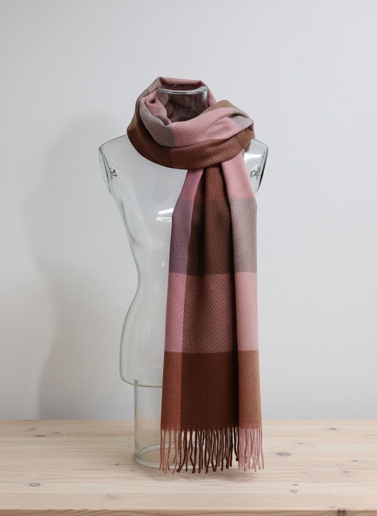 Warm Autumn Plaid -Scarf