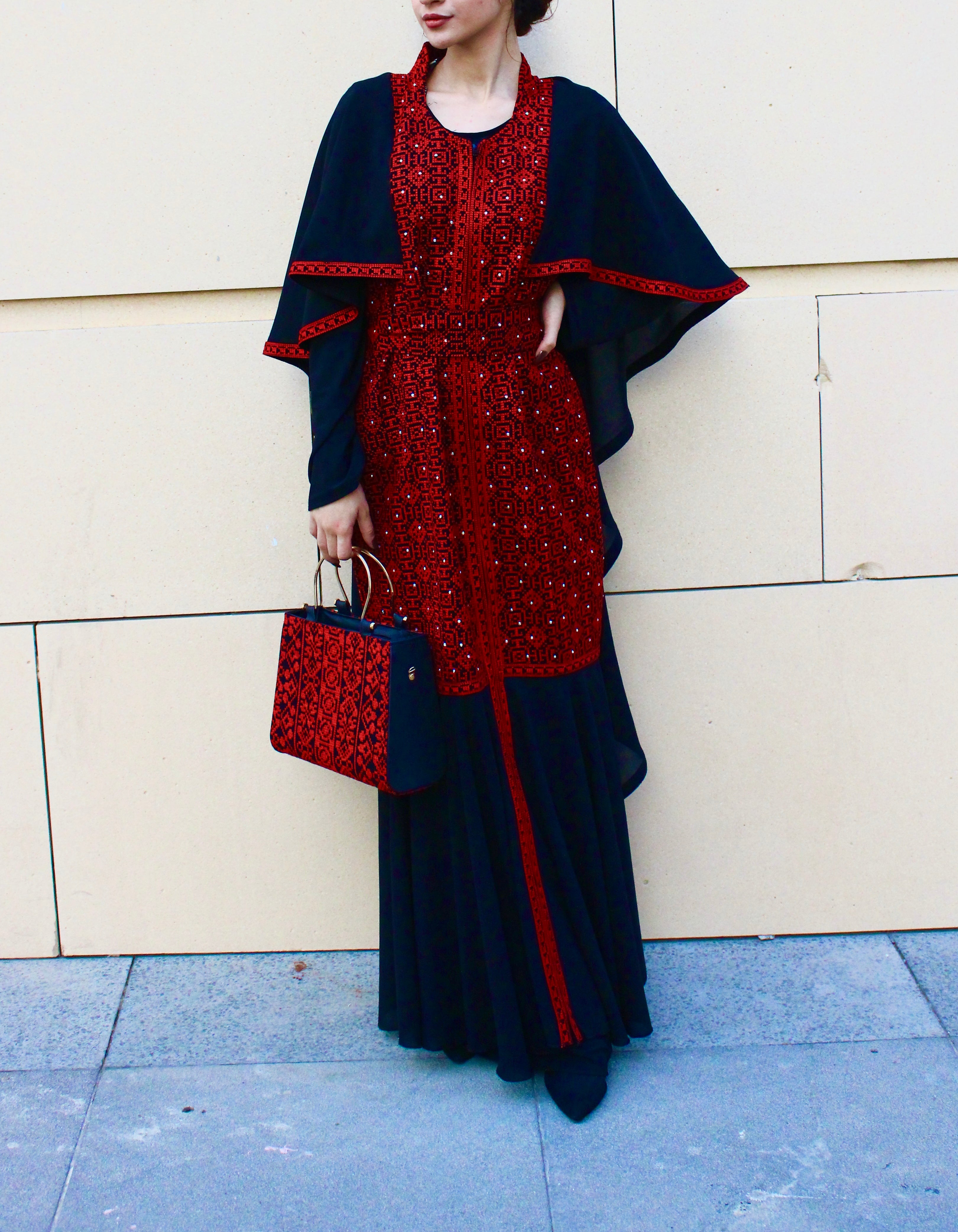 Embroidery Dress - Distinctive butterfly dress