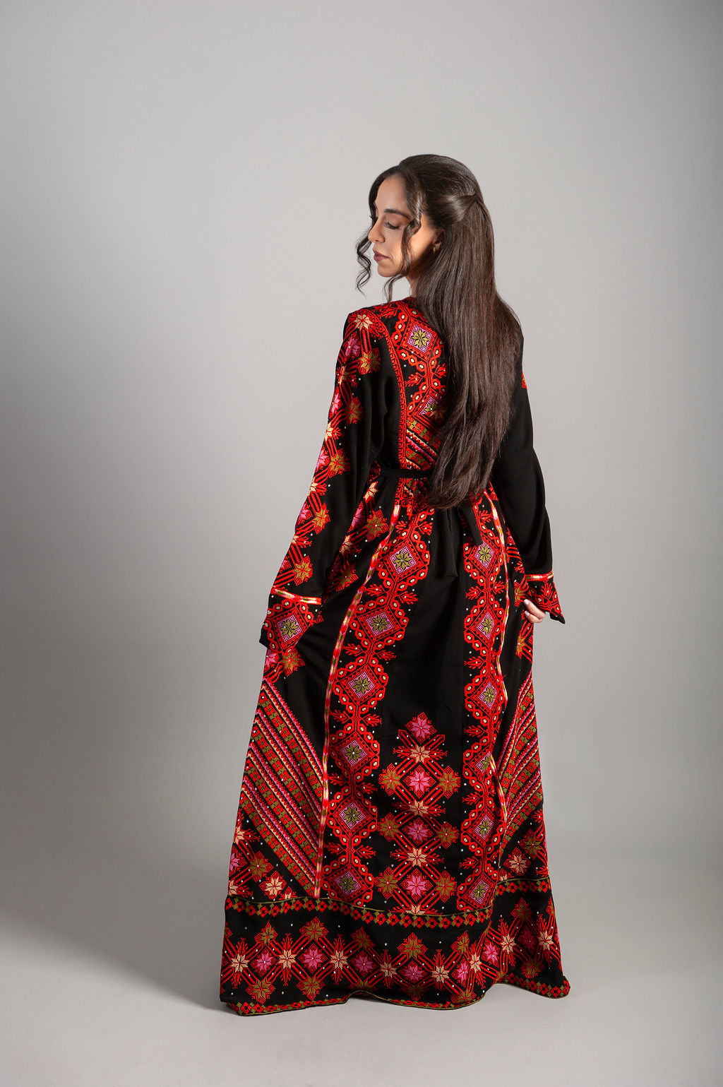 Thobe , Embroidered Detail,  Dress Full Cover