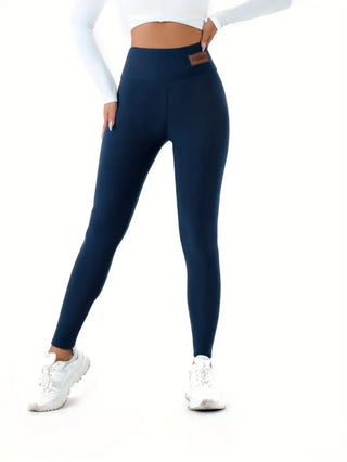 High Elastic Warm Women's Sportswear autumn and Winter Fashion Tight Bottoms