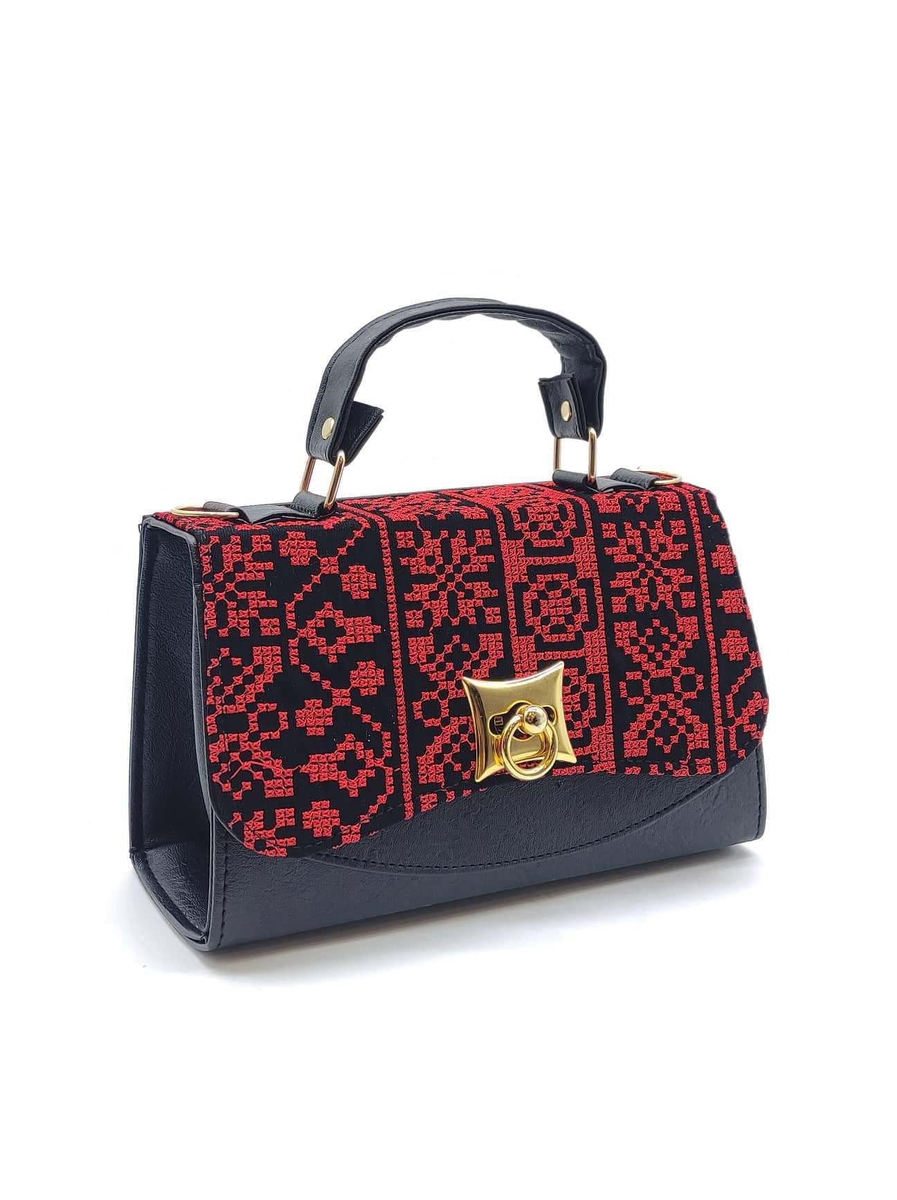 Embroidered handbag