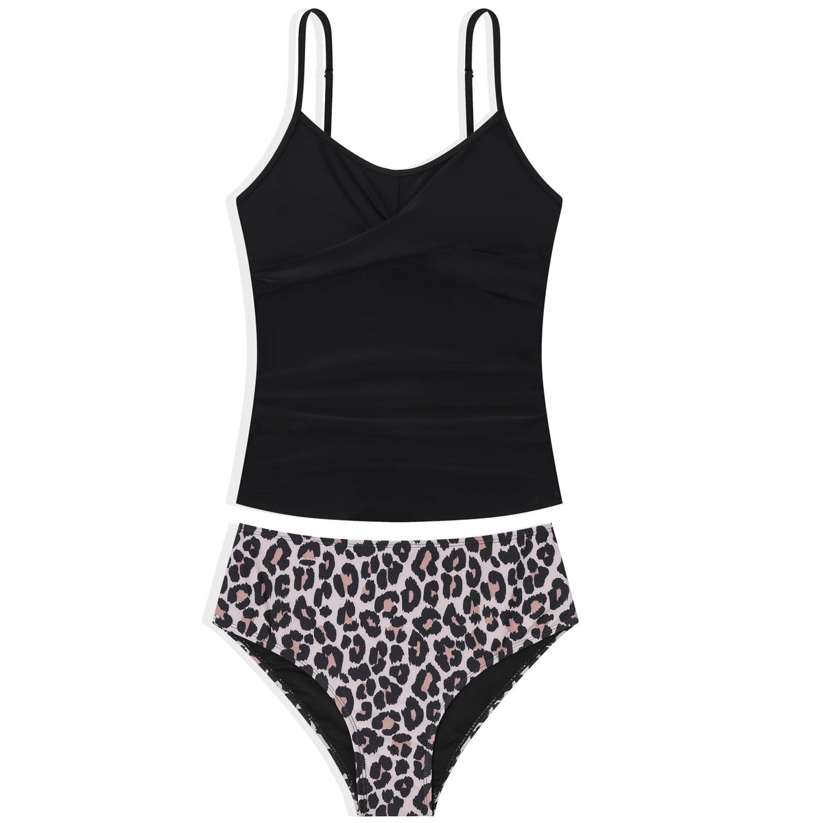 Girls' Two-Piece Tankini Swimsuit Set