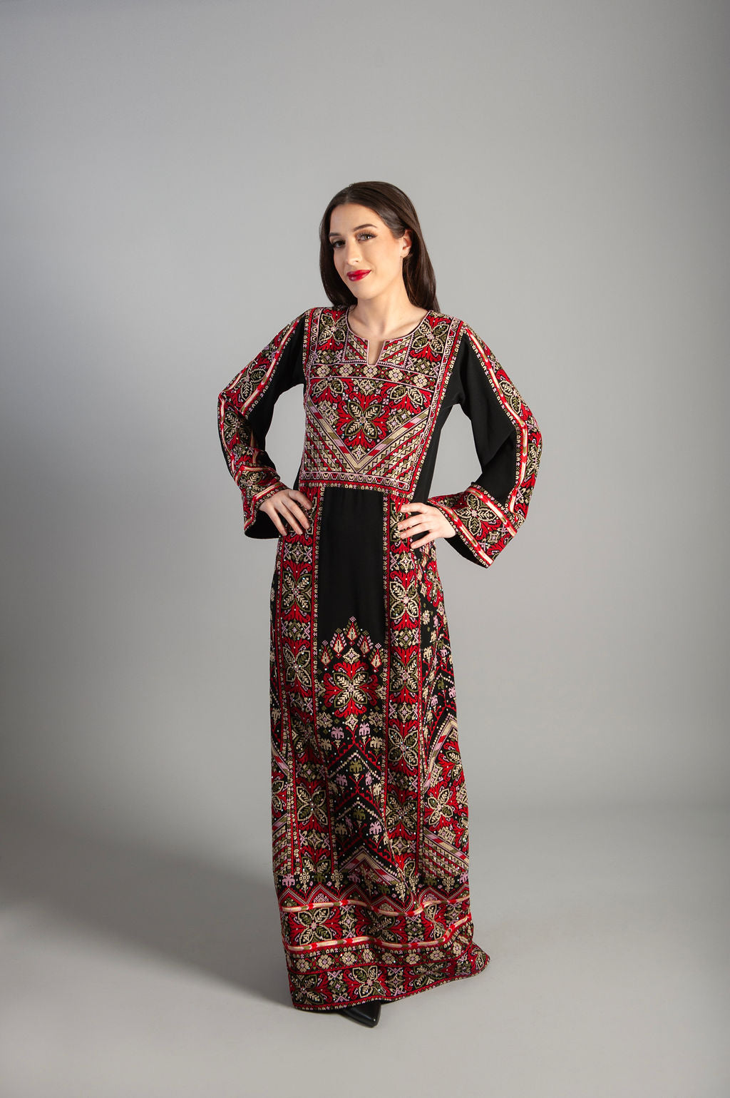 Embroidered Thobe - Eastern Elegance Legacy- Heritage For All Occasions Holidays And Celebrations