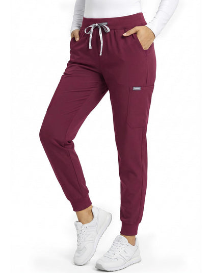 Women's 8-Pocket Jogger Scrub Pants