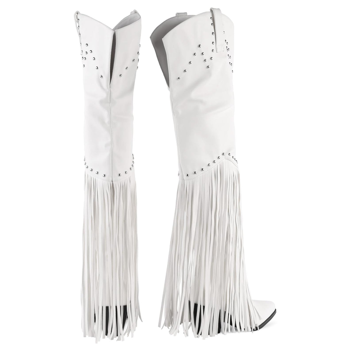 Fringe Thigh High Boots, Over the Knee Cowboy