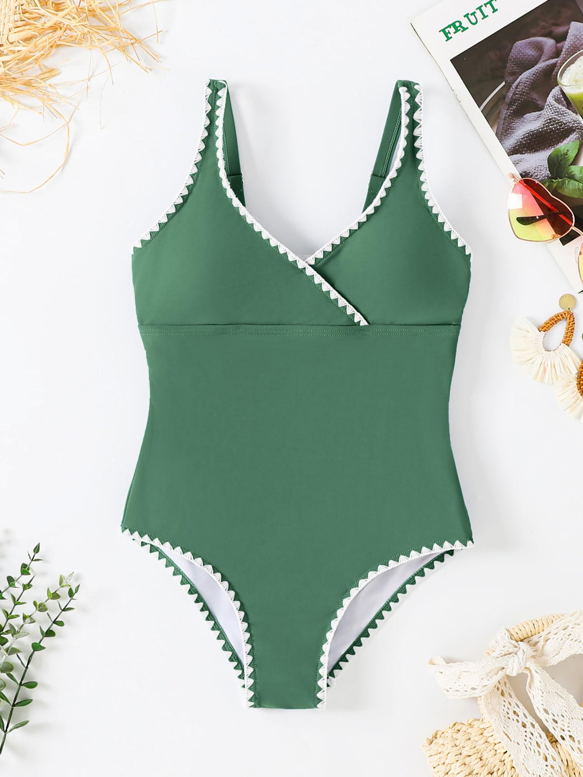 Girls' Color Block One-Piece Swimsuit