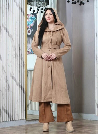 Long Coat - Women’s Winter - Hooded Design