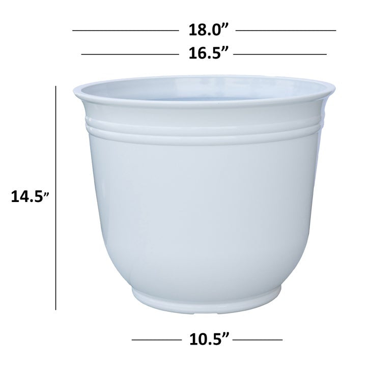 Theo Lightweight Resin Planters 2-Pack by Trendspot