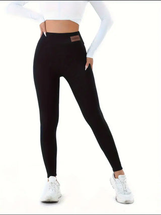 High Elastic Warm Women's Sportswear autumn and Winter Fashion Tight Bottoms