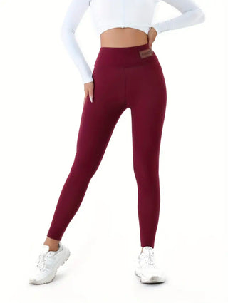 High Elastic Warm Women's Sportswear autumn and Winter Fashion Tight Bottoms