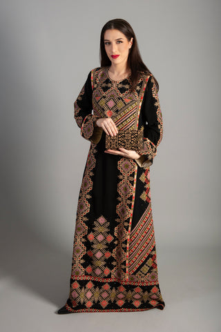 thobe embroidered - Arabic dress for all occasions - holidays and celebrations