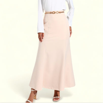 vanilla color skirt