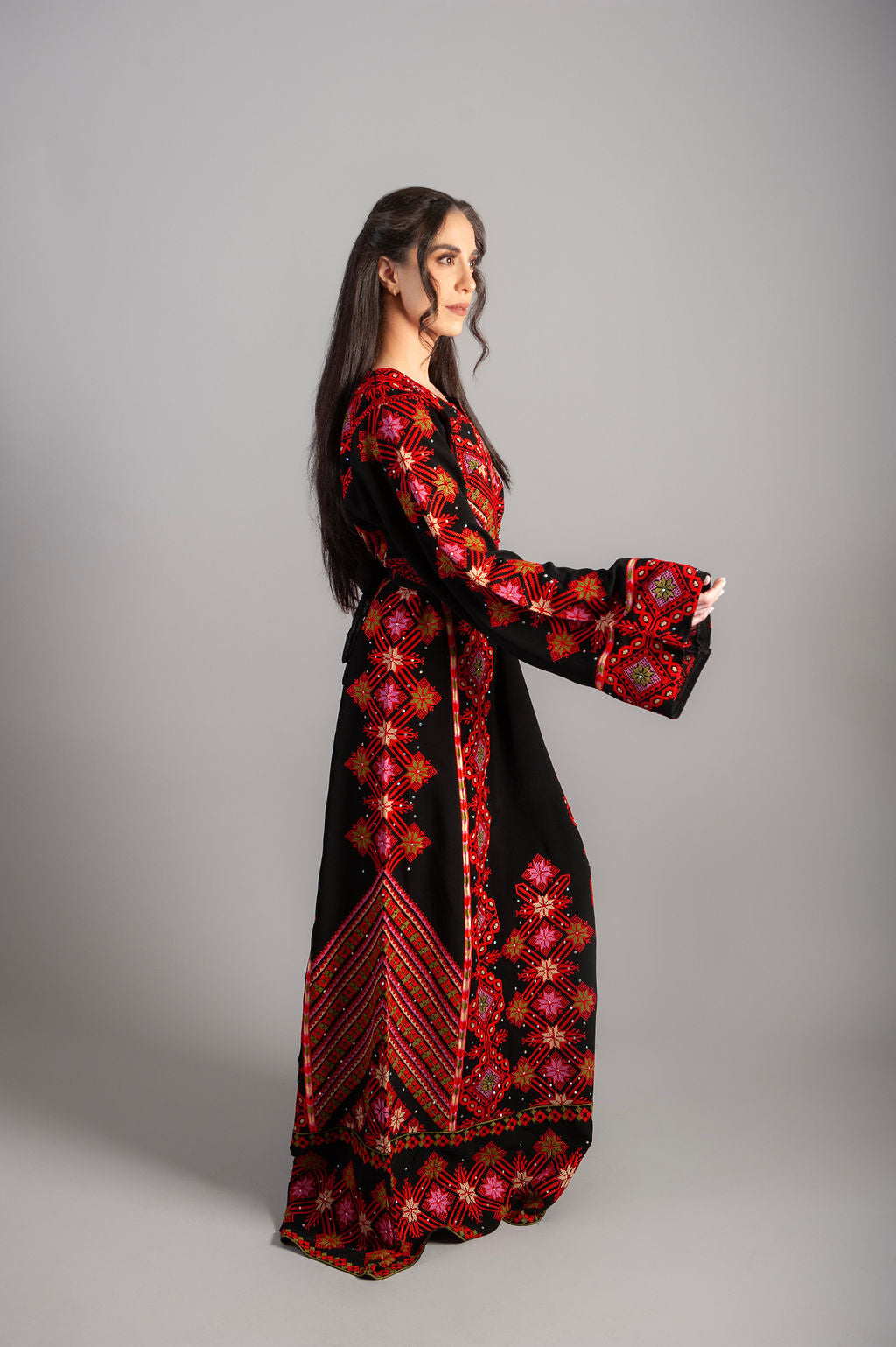 Thobe , Embroidered Detail,  Dress Full Cover