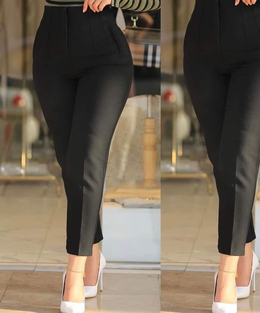 pants velvet-black without pockets