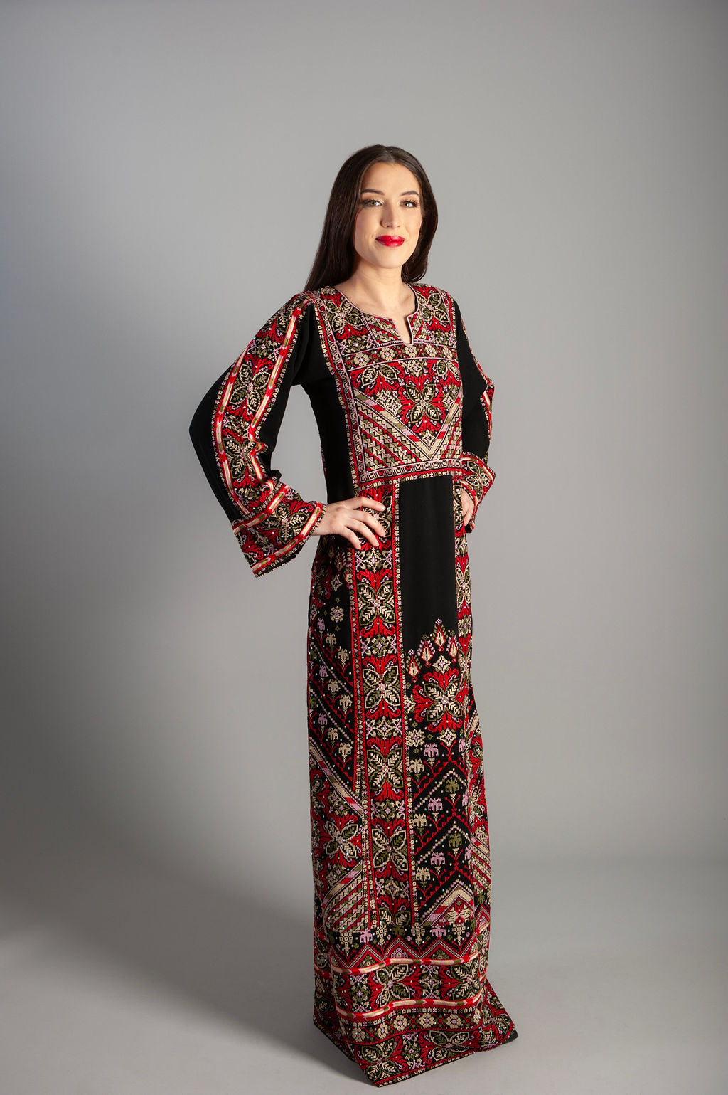 Embroidered Thobe - Eastern Elegance Legacy- Heritage For All Occasions Holidays And Celebrations