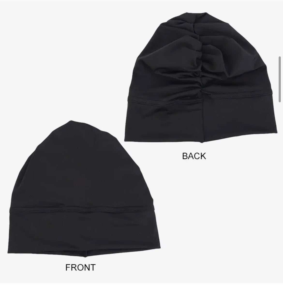3pcs Set Women’s Elastic (Jersey) Muslim Turban Hat - Base Hijab Under-Cap, Soft Chemo Head Wrap, (Black, White, Brown)
