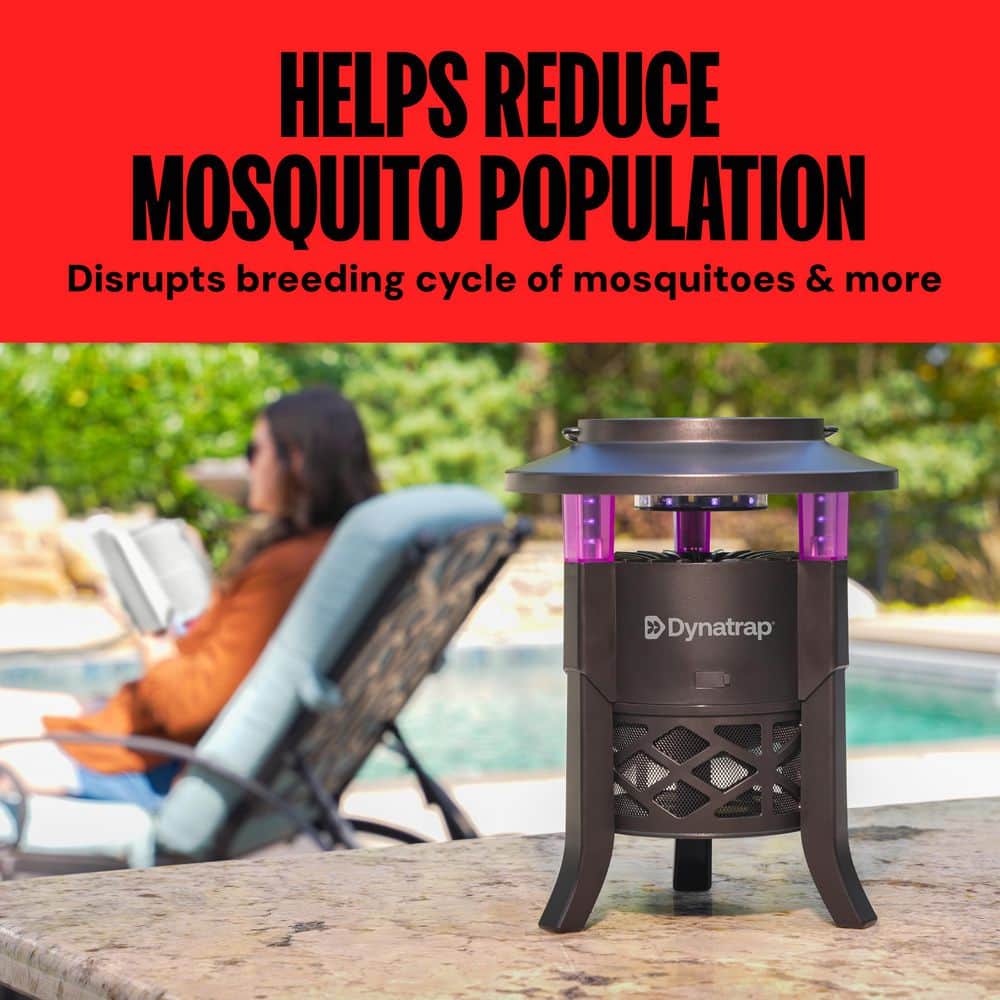 DynaTrap Solar-Powered Outdoor UV-LED Flying Insect Trap