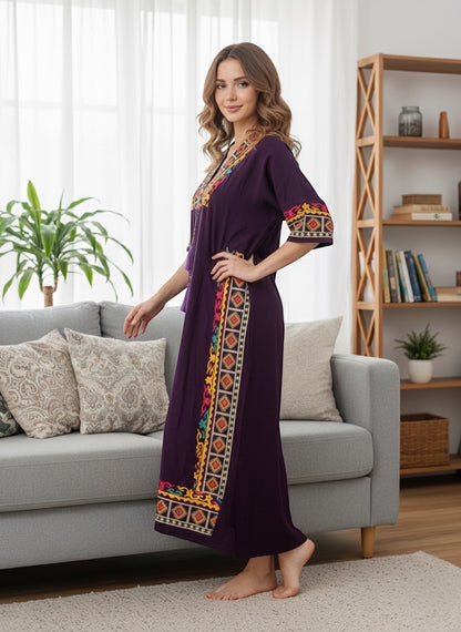 Home Dress - Comfort -  Purple