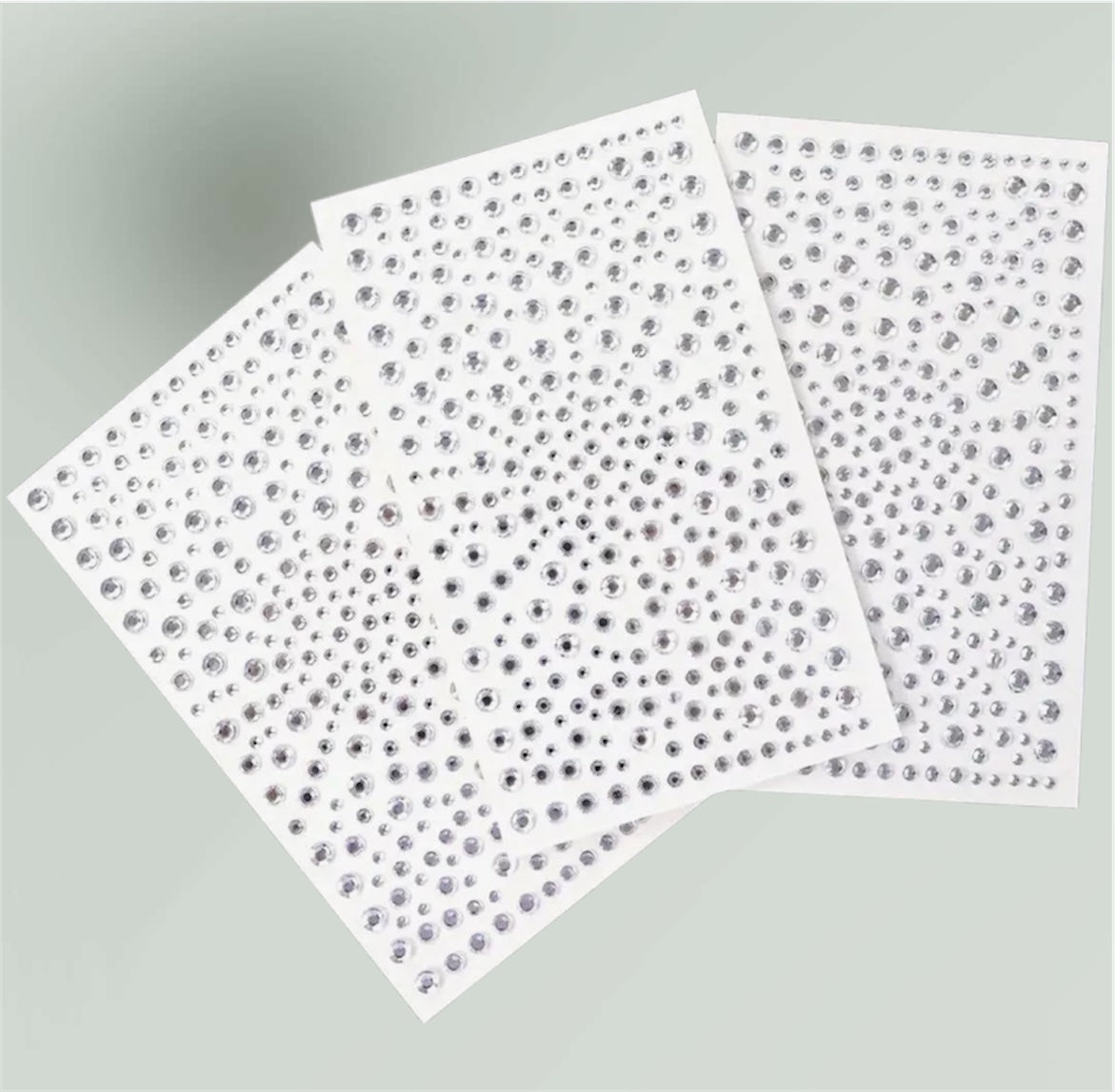 CrystalCrown Hair & Nail Styling Jewels Collection - Hair Stickers - Accessories for Hairstyling