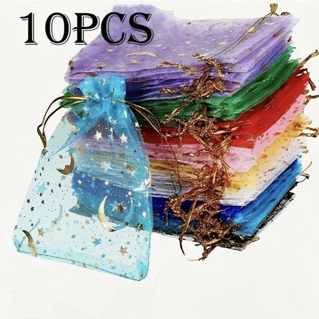 Gift Bags 10pcs Transparent Gift Bags for Candy — Wedding &amp; Party Packaging