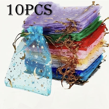 Gift Bags 10pcs Transparent Gift Bags for Candy — Wedding & Party Packaging