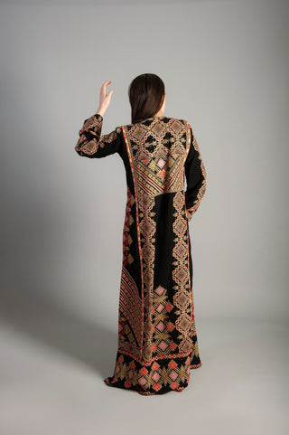 thobe embroidered - Arabic dress for all occasions - holidays and celebrations