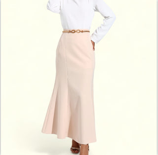 vanilla color skirt