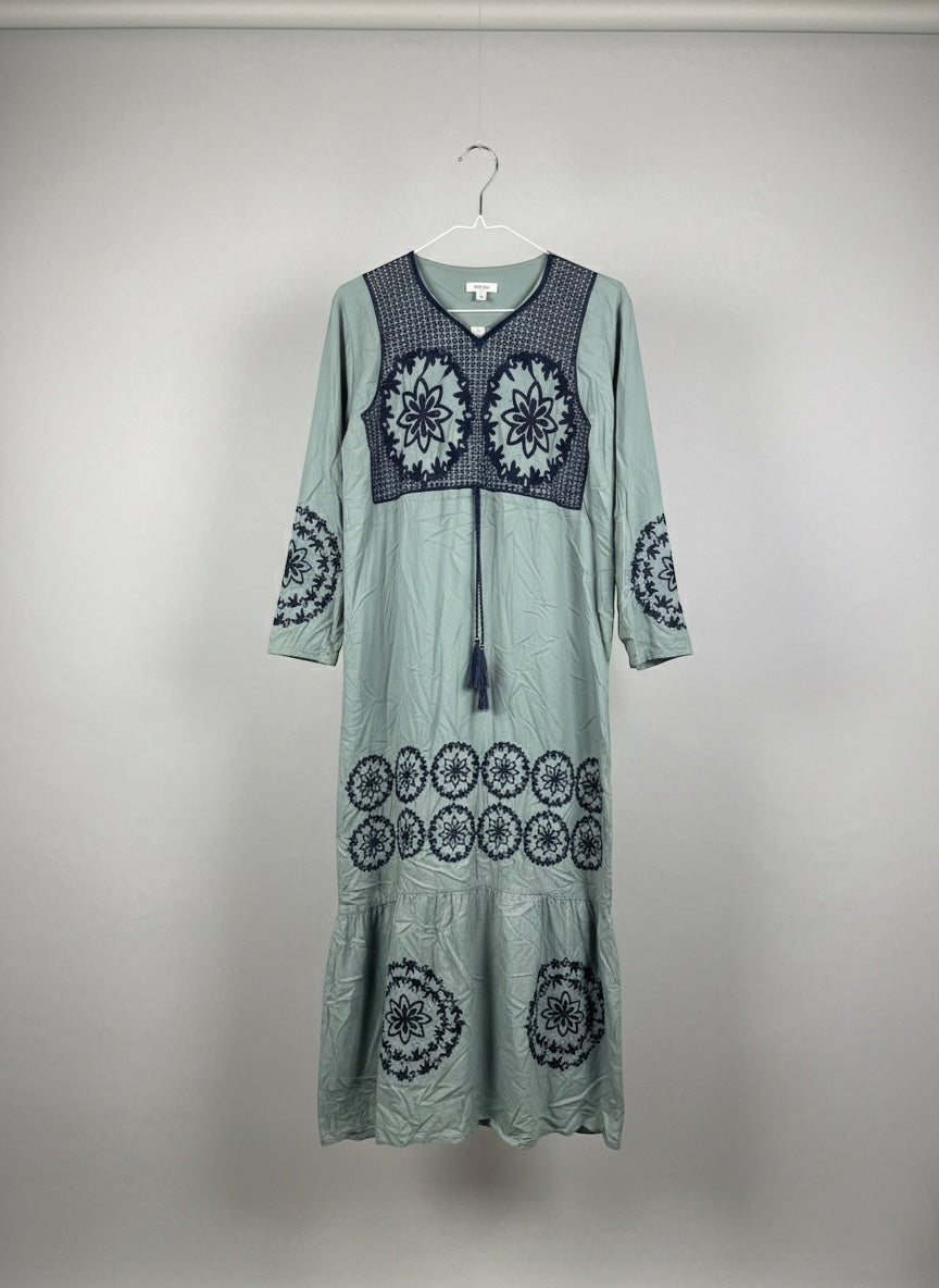 Home Dress - Long Dress - Sage Green