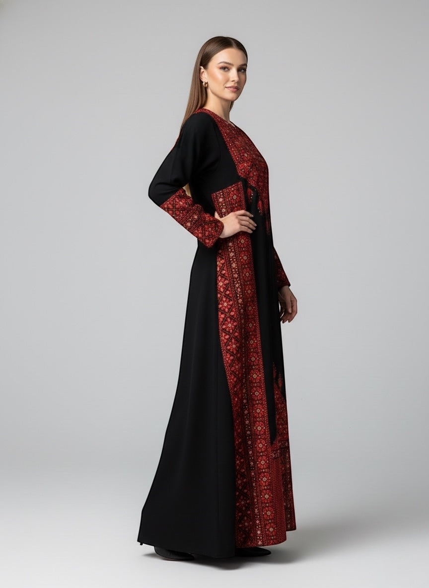 Embroidered Thobe - Tatreez - Dress