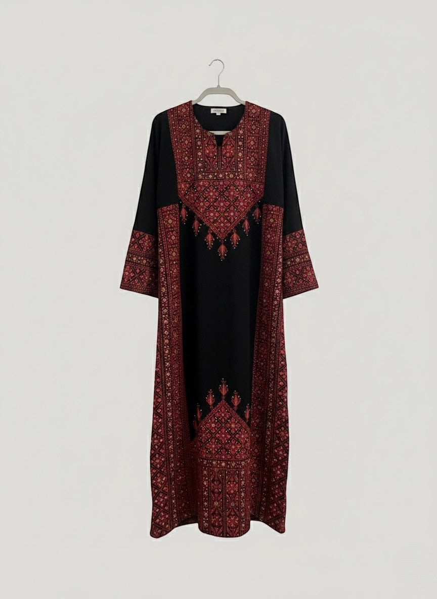 Embroidered Thobe - Tatreez - Dress