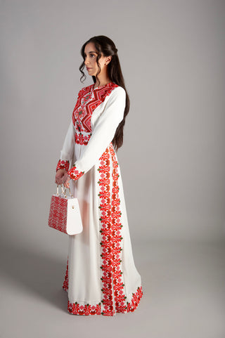 Floral embroidered dress for all occasions