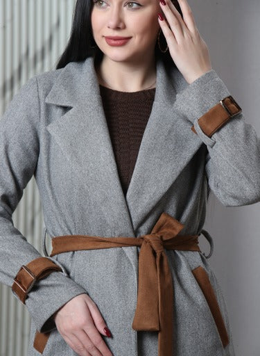 Coat - gray - roz design