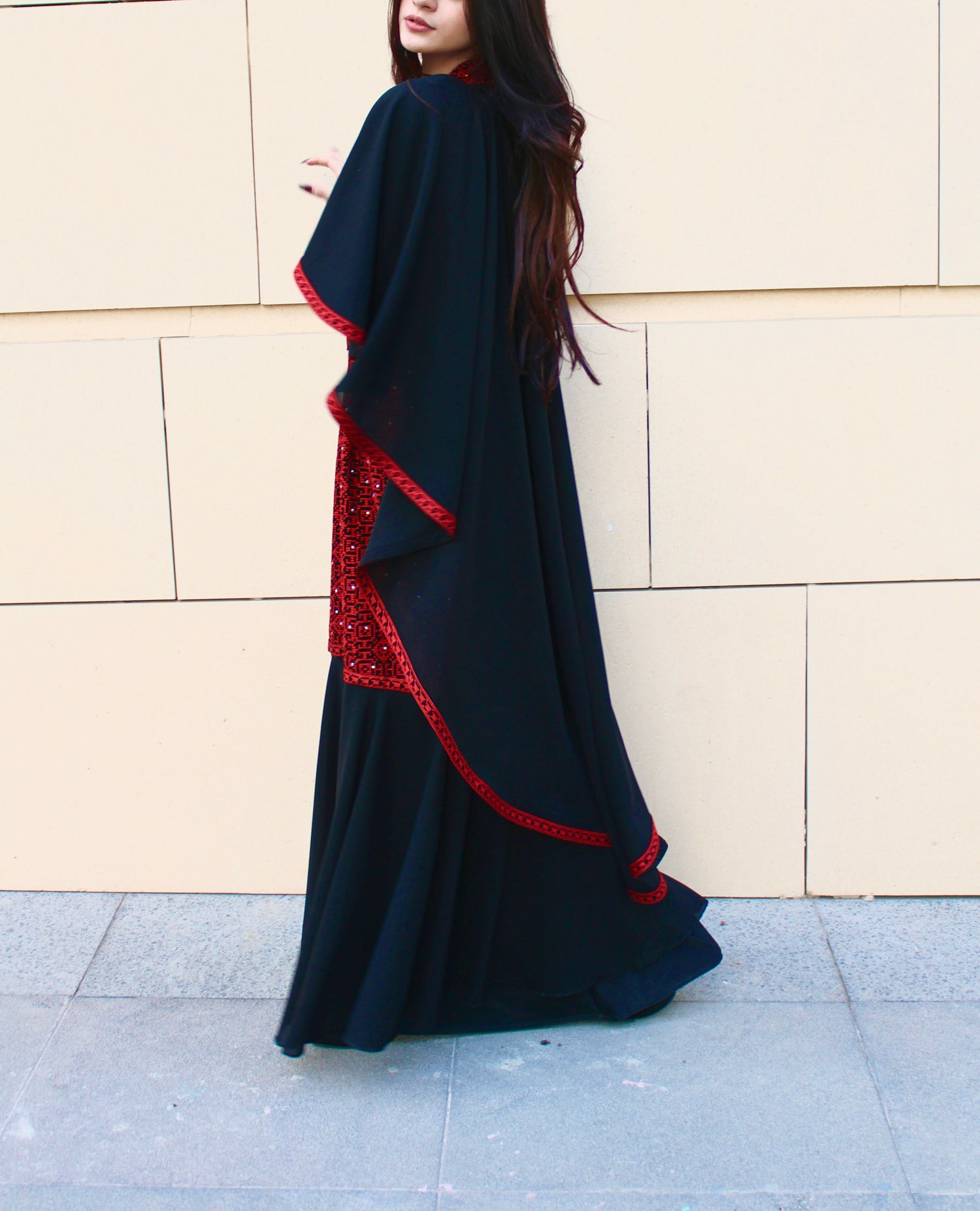 Embroidery Dress - Distinctive butterfly dress