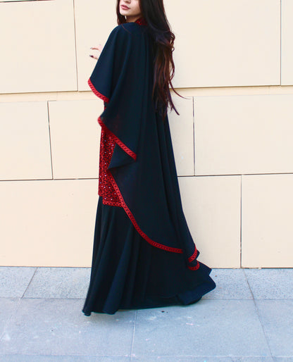 Embroidery Dress - Distinctive butterfly dress