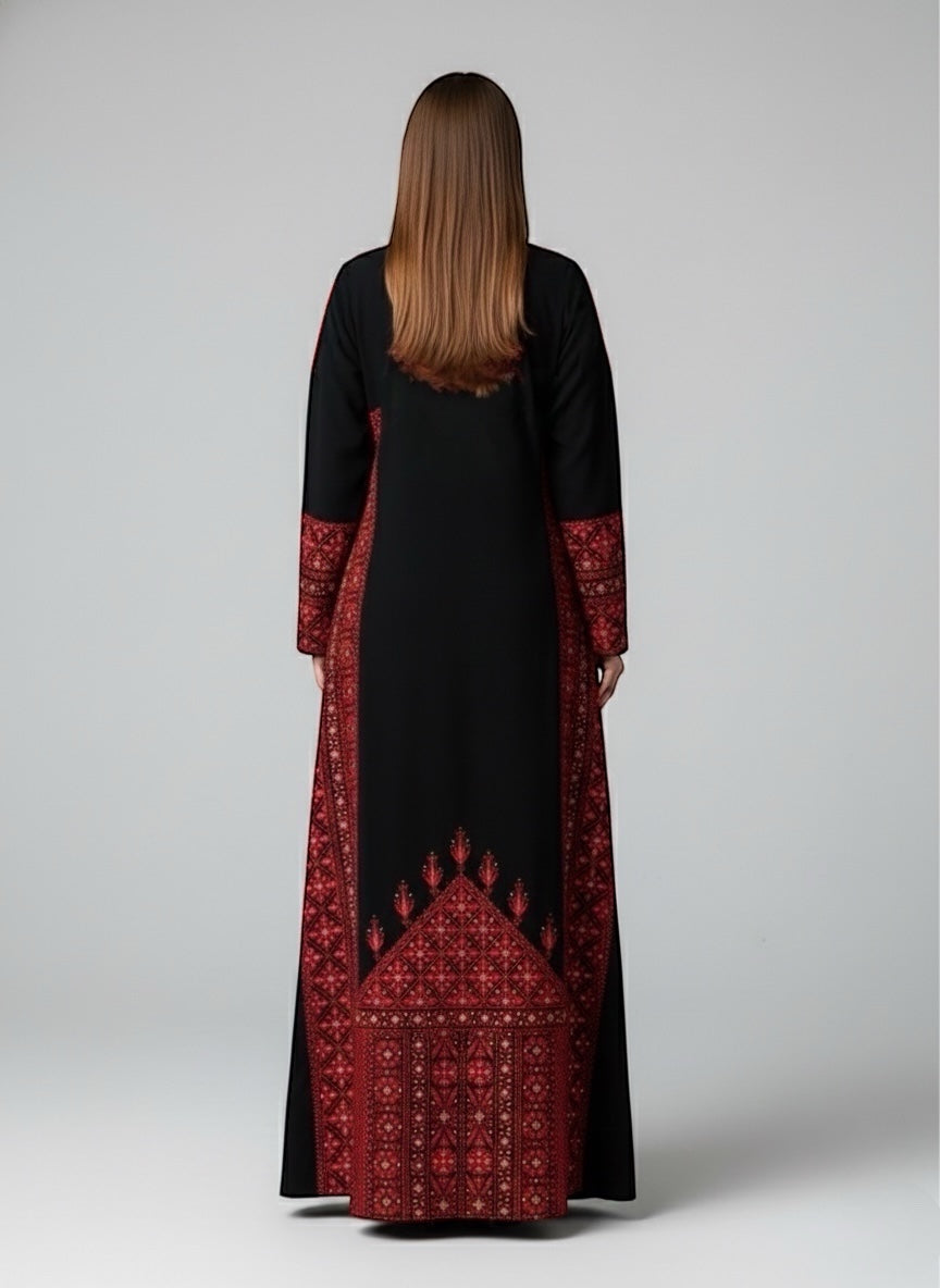 Embroidered Thobe - Tatreez - Dress