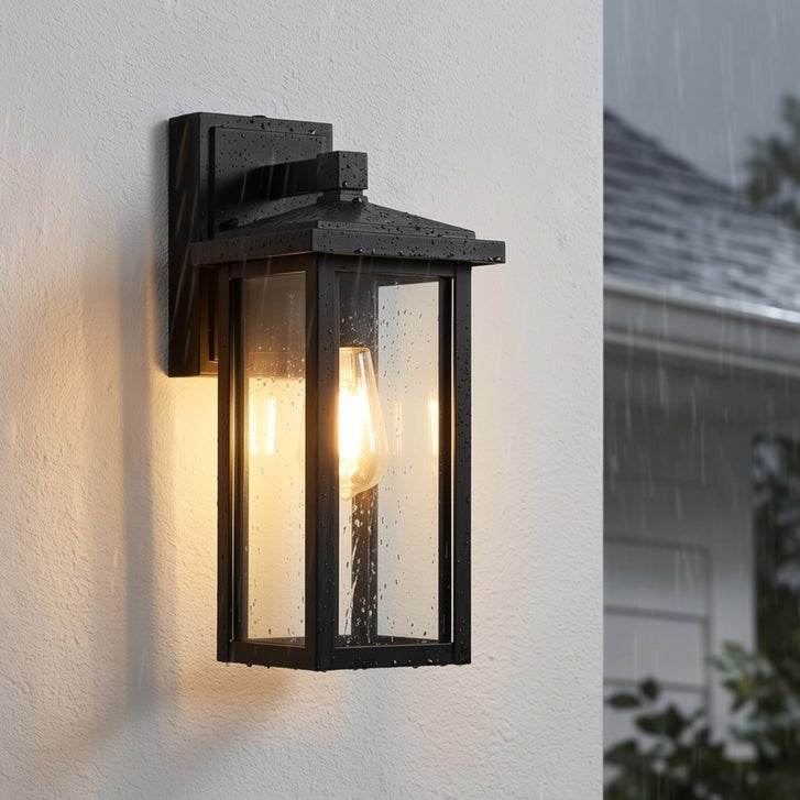 Globe Electric Dusk-to-Dawn Outdoor Sconce with GFCI