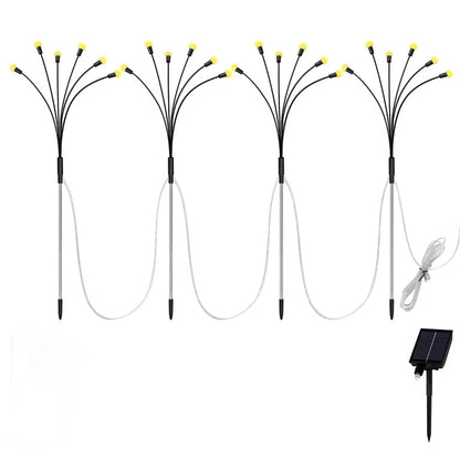 Solar LED pathway Source Landscape Lights, 4-Pack