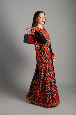 thobe embroidered Arabic dress for all occasions, holidays and celebrations