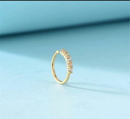Cool Nose Jewelry 1pc Sparkly Inlaid Shiny Zircon