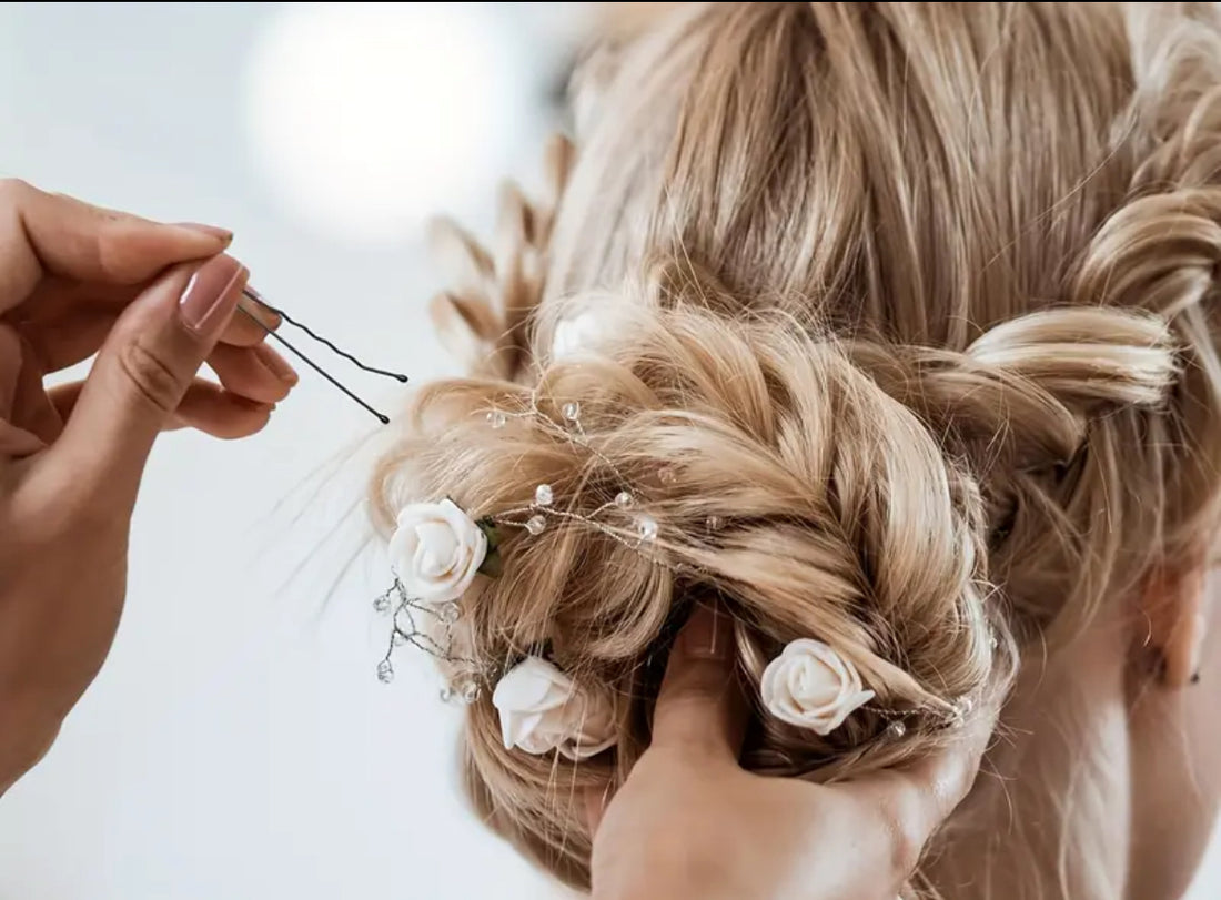 100pcs - Invisible Wave Pins - black