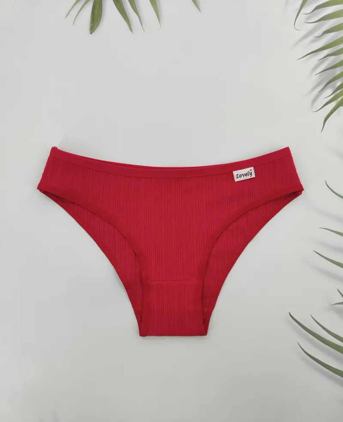 6pcs Simple Soft - Comfy Stretchy Panties - underwear