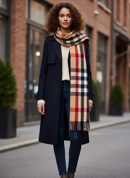 Classic Heritage Plaid Scarf
