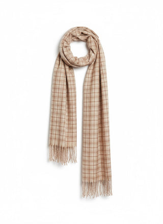 Winter Scarf - Striped Brown